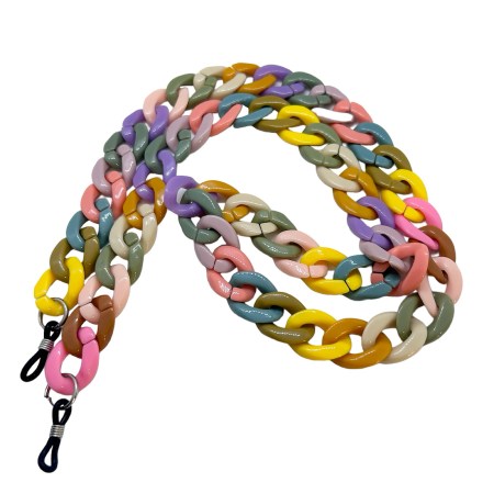 colorful chain glass bone 2
